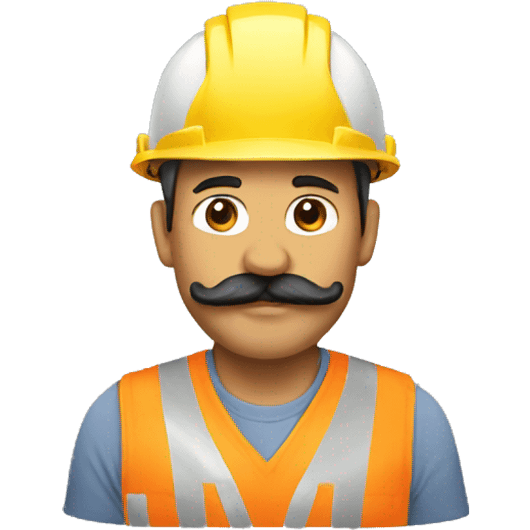 construction crane mustache emoji