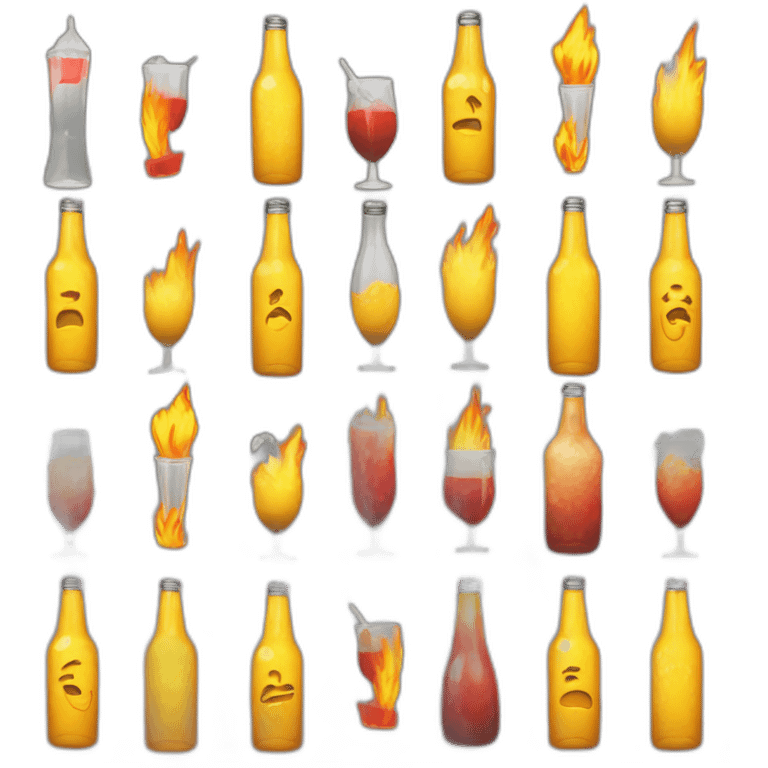 molotov cocktail emoji