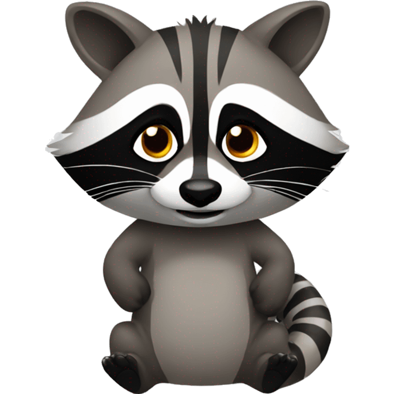 Raccoon emoji