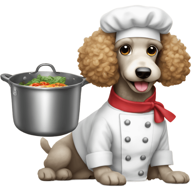 Poodle Chef emoji