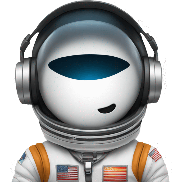 Astronaut als dj emoji