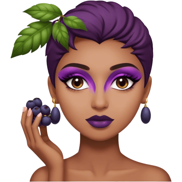 Acai berry beautiful  emoji