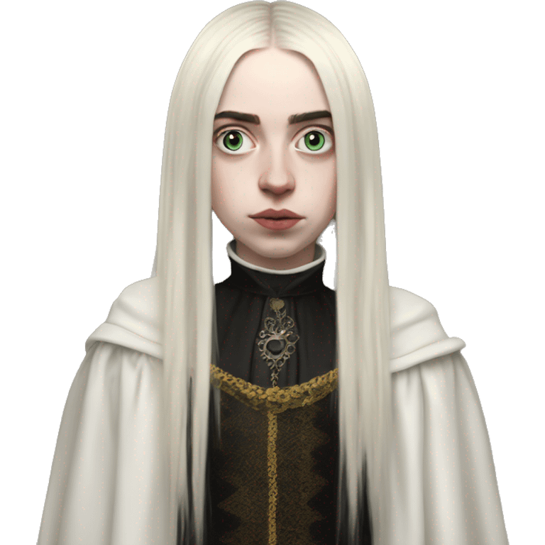 Billie Eilish meets Gothic Renaissance emoji