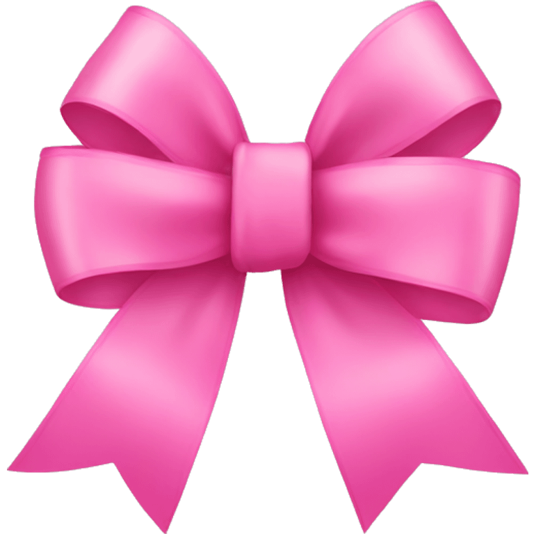 Pink ribbon bow  emoji