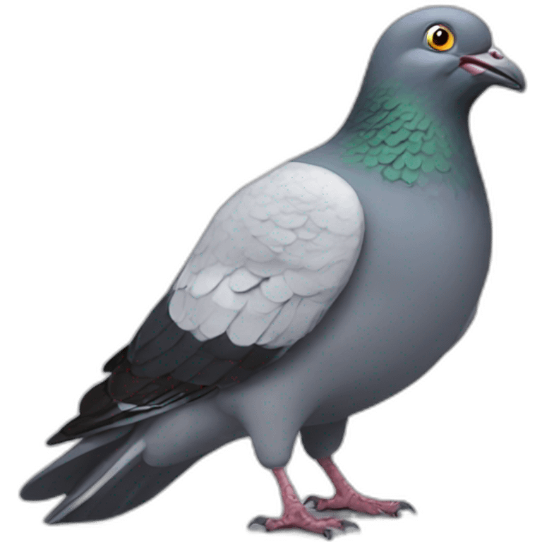 angry pigeon emoji