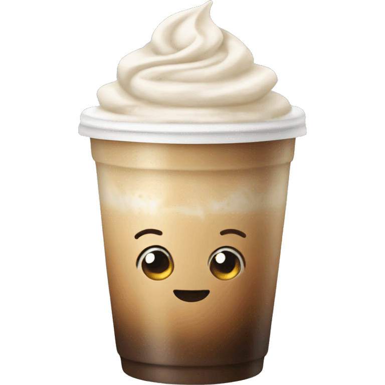 Ice latte  emoji