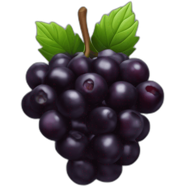 black berry fruit emoji