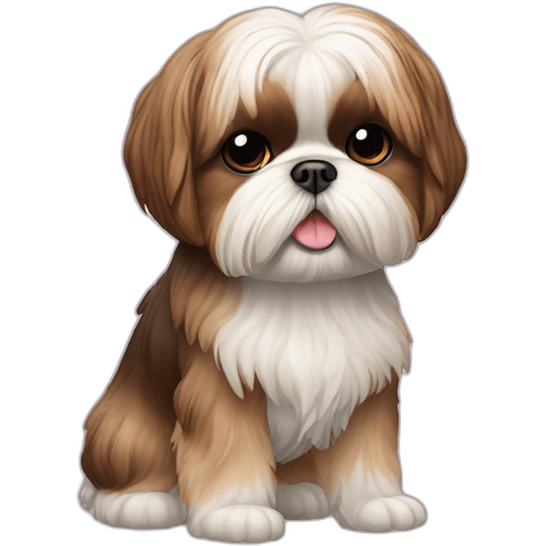 Dog Shih Tzu full-height emoji