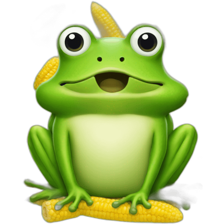 mr frog corn emoji