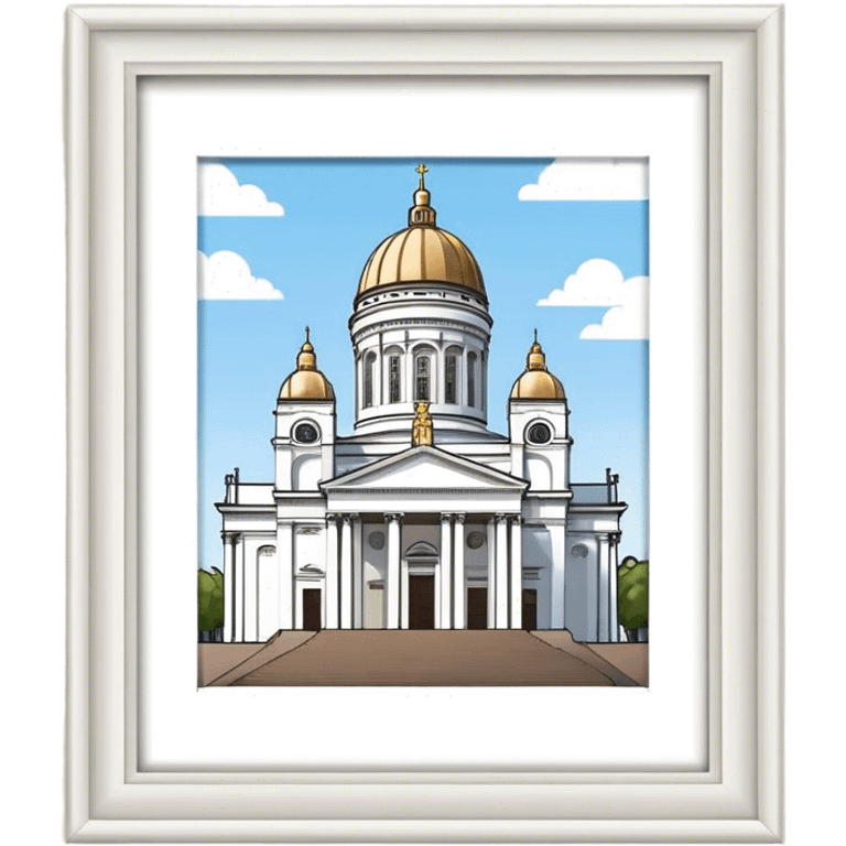 Helsinki cathedral  emoji