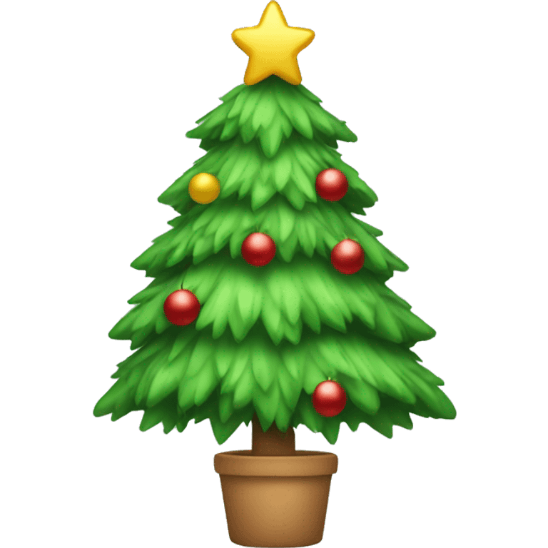 cute christmas tree emoji