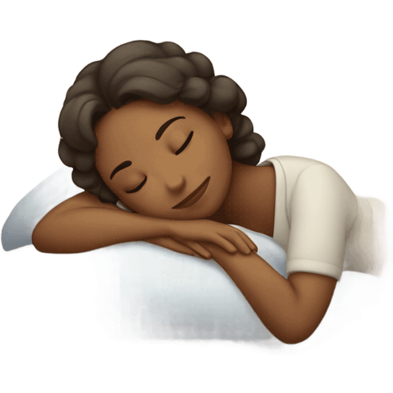 Girl sleeping  emoji