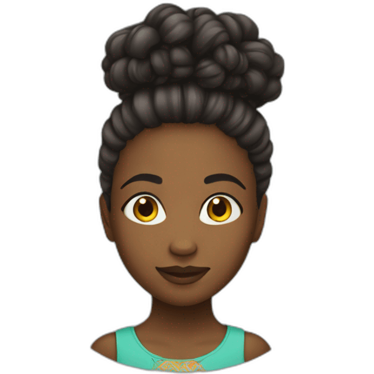 Fille africaine 13 ans emoji