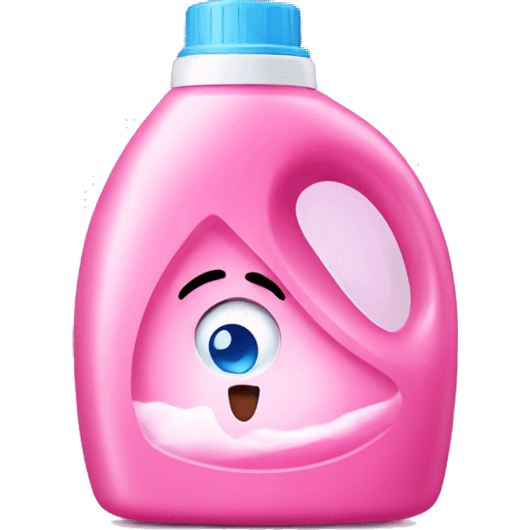 Pink laundry detergent emoji