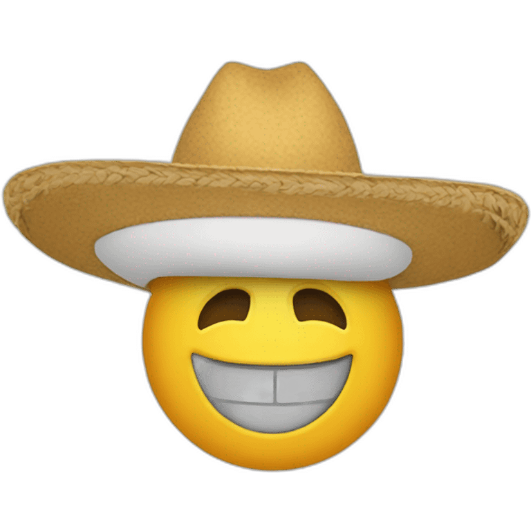 Emojis  con sombrero emoji