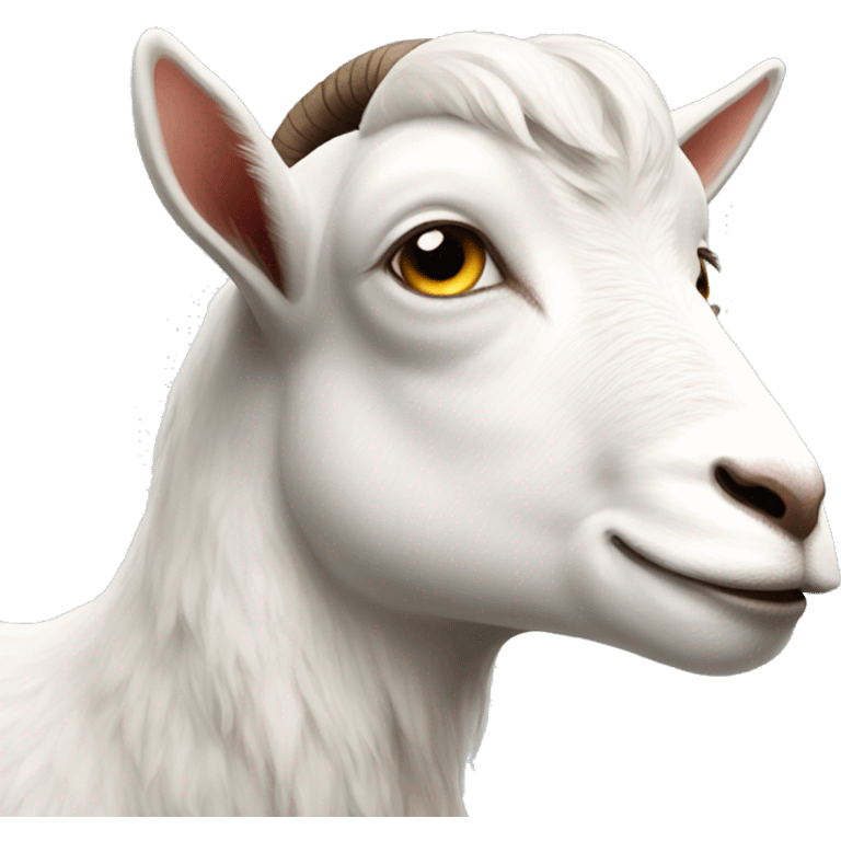 Pretty goat emoji