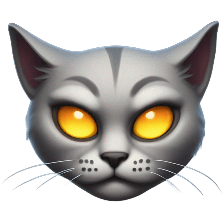 evil cat emoji