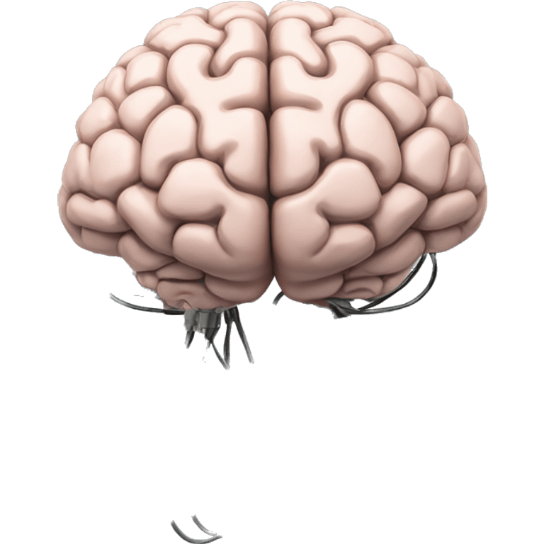 brain with cables emoji