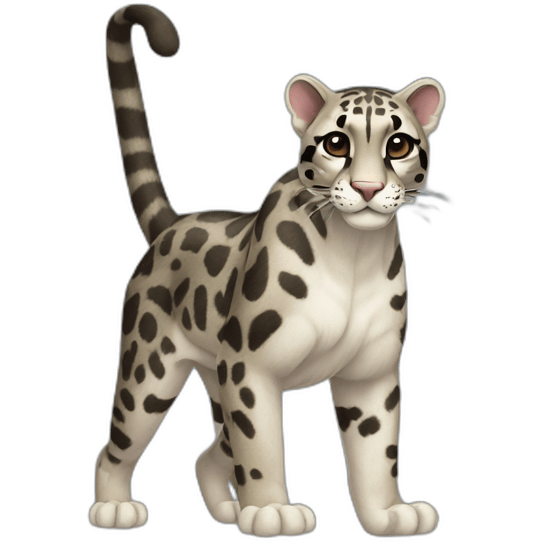 Clouded Leopard Full Body emoji