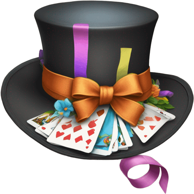 mad hatter tophat emoji