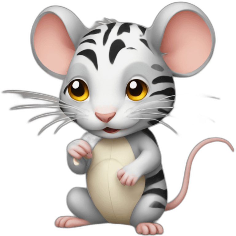 rat with Tiger emoji