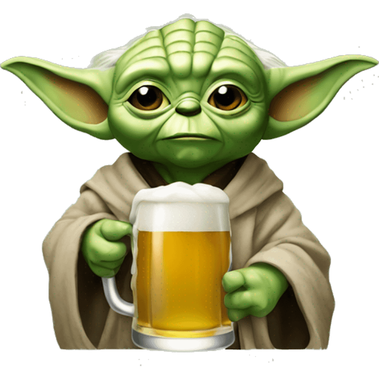 Yoda-dreek-beer emoji