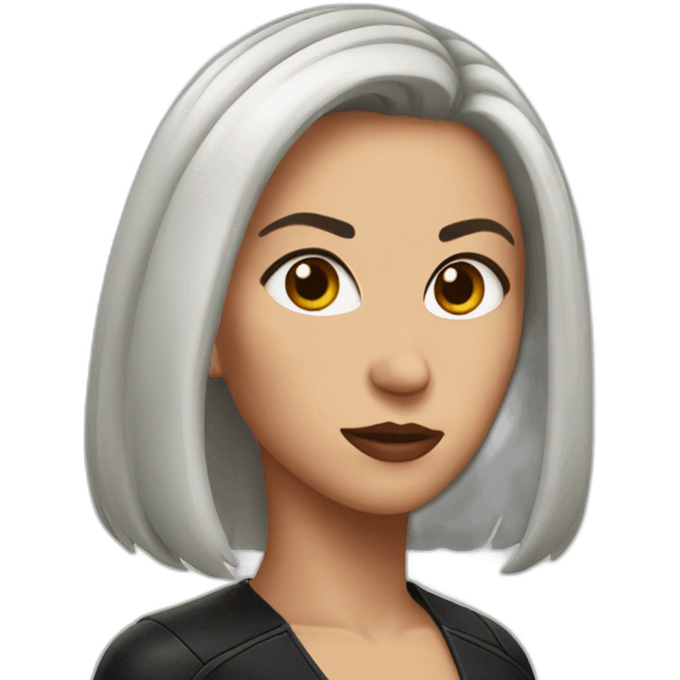 head Black Widow emoji