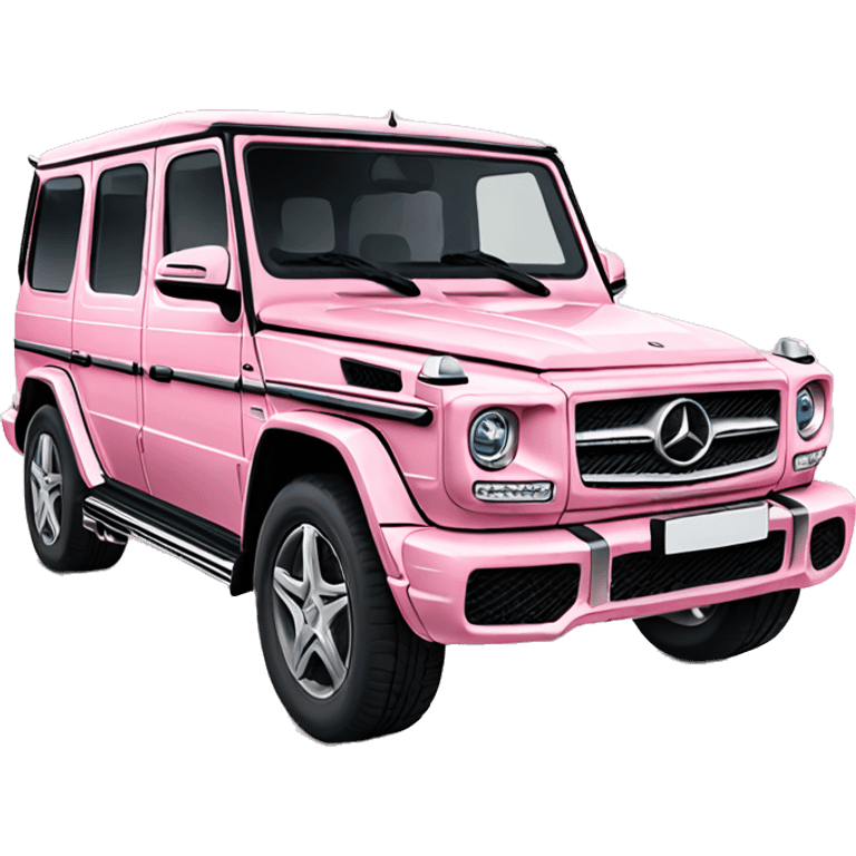 Light pink Mercedes g wagon emoji