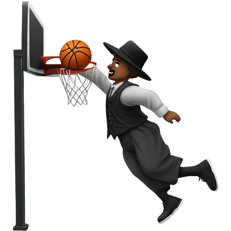 Amish slam dunk emoji