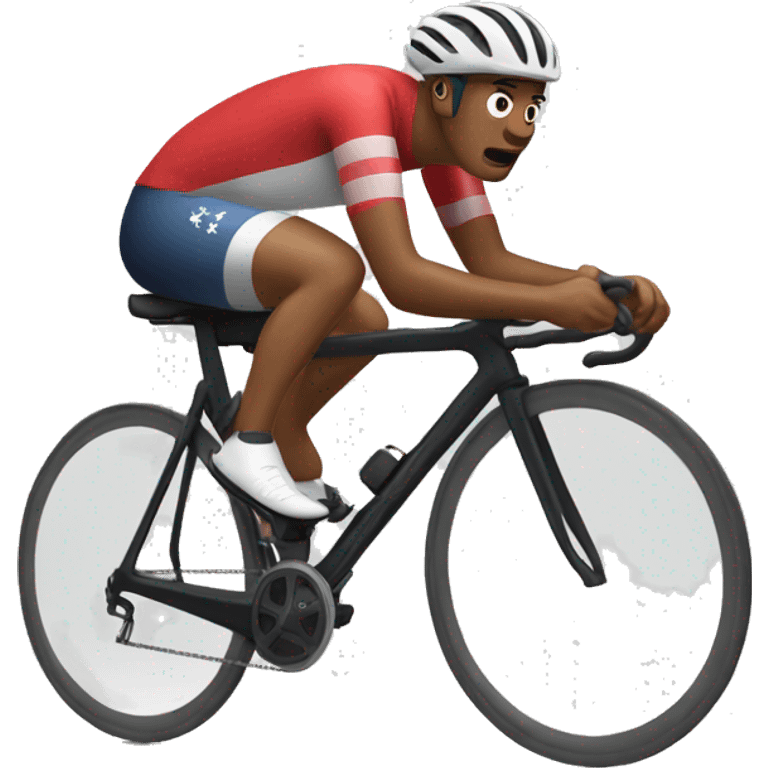 paracycling missing legs using arms emoji