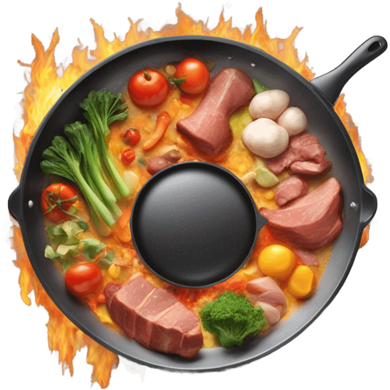 food in pan emoji