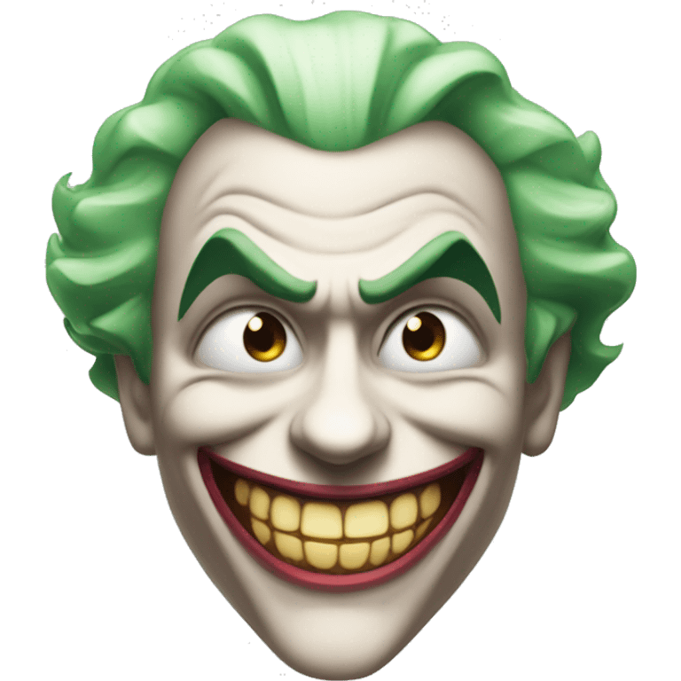 evil devious smiling joker emoji