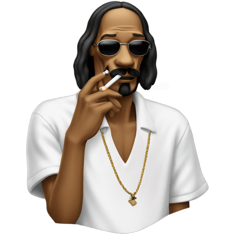 snoop dog smoking a cigarette emoji