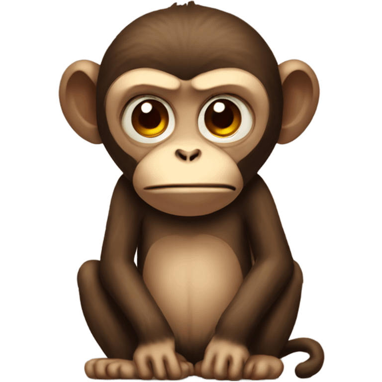 sad monkey emoji