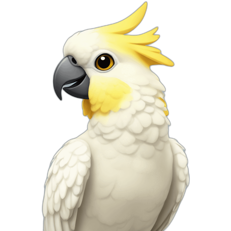 yellow crested cockatoo emoji