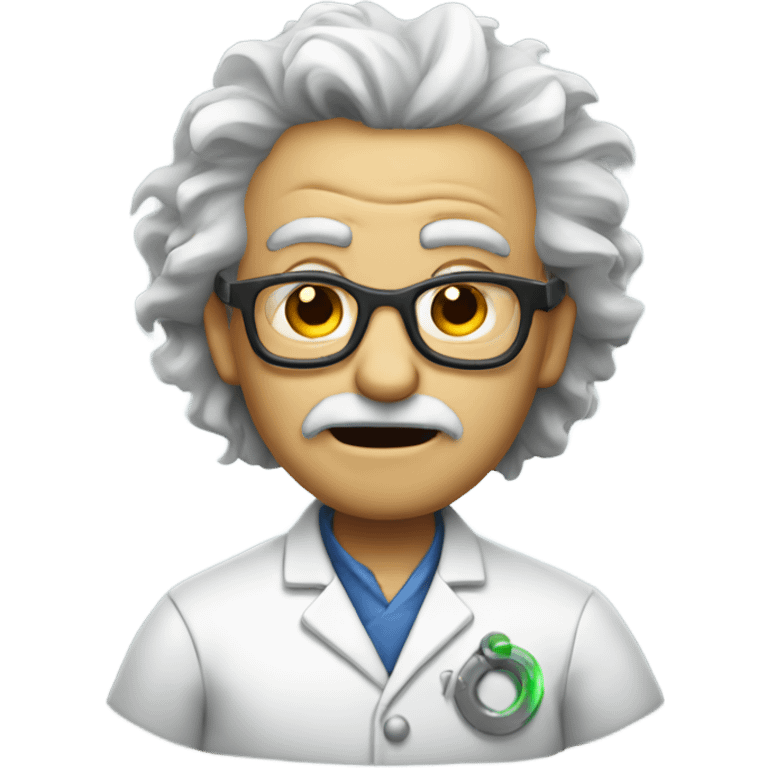 Mad scientist  emoji