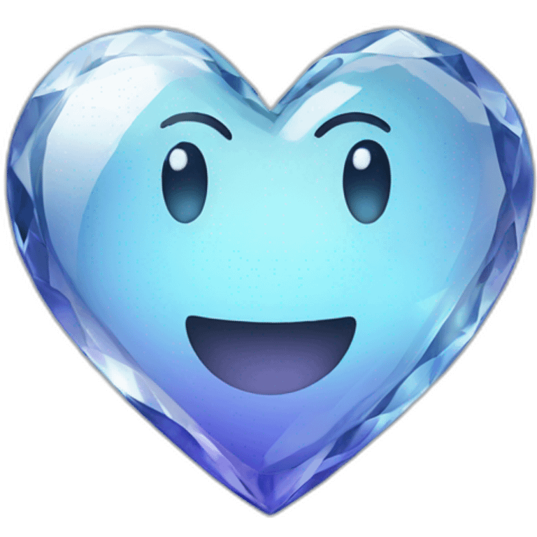 Coeur en cristal emoji