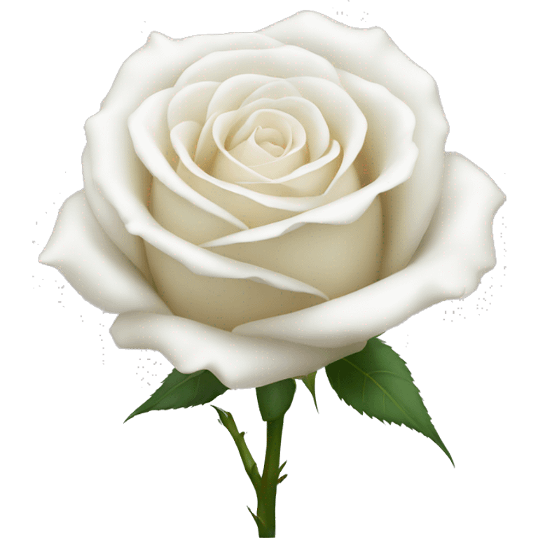 White rose emoji