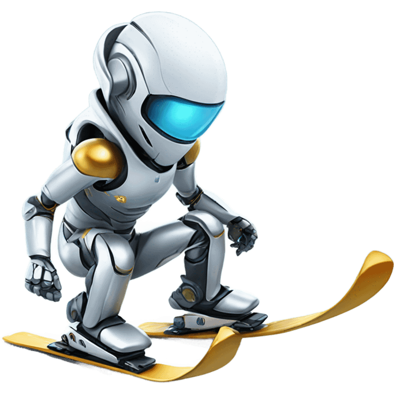 Terminator skiing  emoji