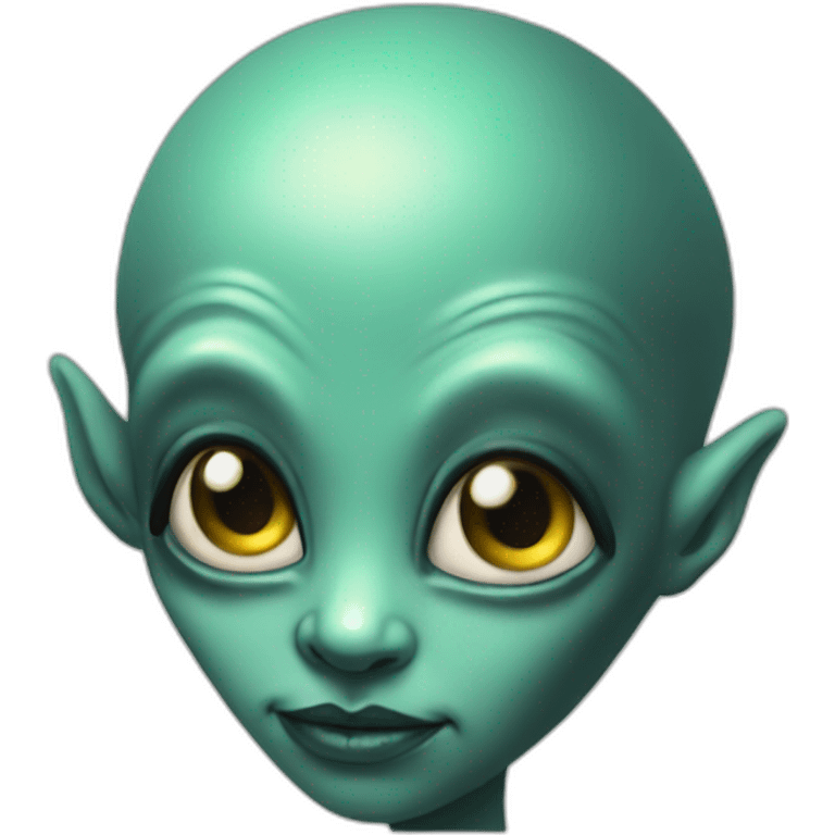 Alien as a tattoo artisy emoji