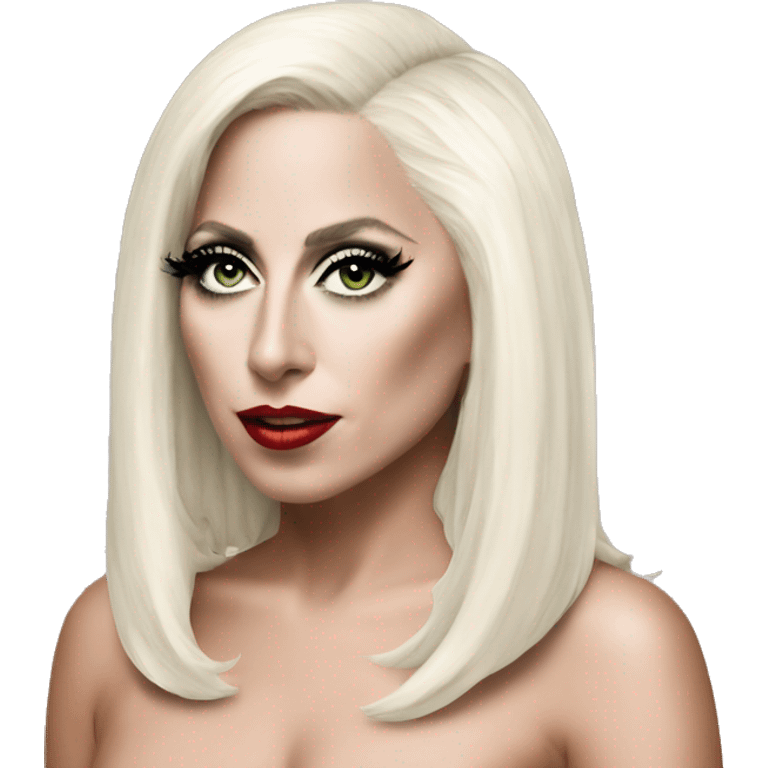 Lady Gaga from telephone music video  emoji