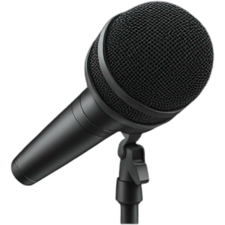 reporter microphone emoji