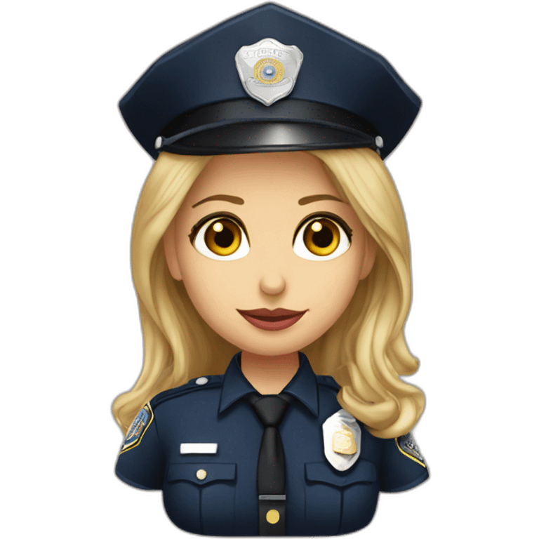 sarah michelle gellar police officer emoji