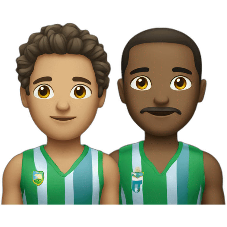 Brasil and Argentina emoji