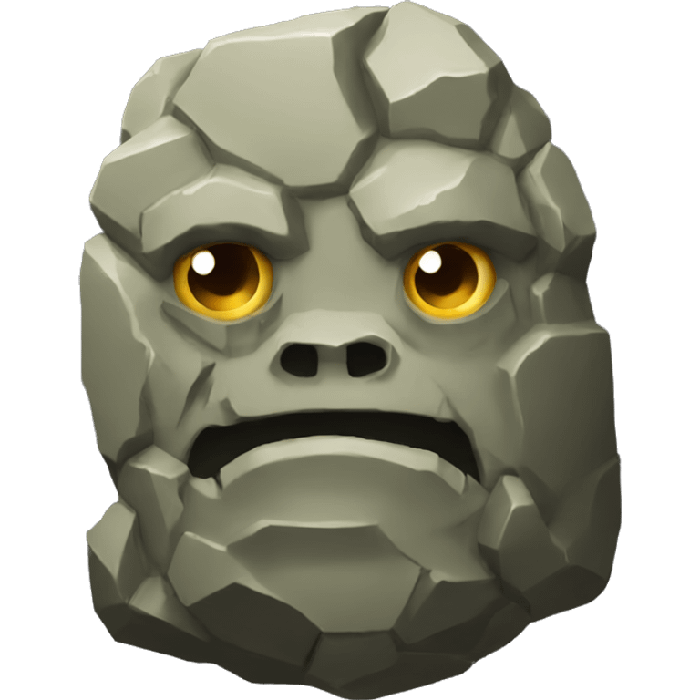 rock golem 8 pixel emoji