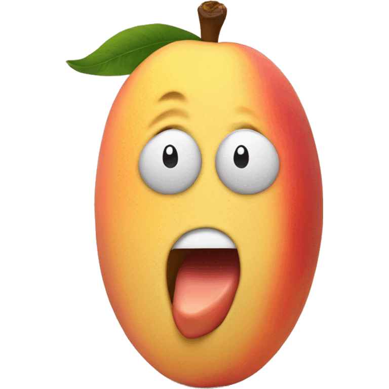 peach eating banana  emoji