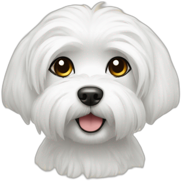 White Maltese emoji