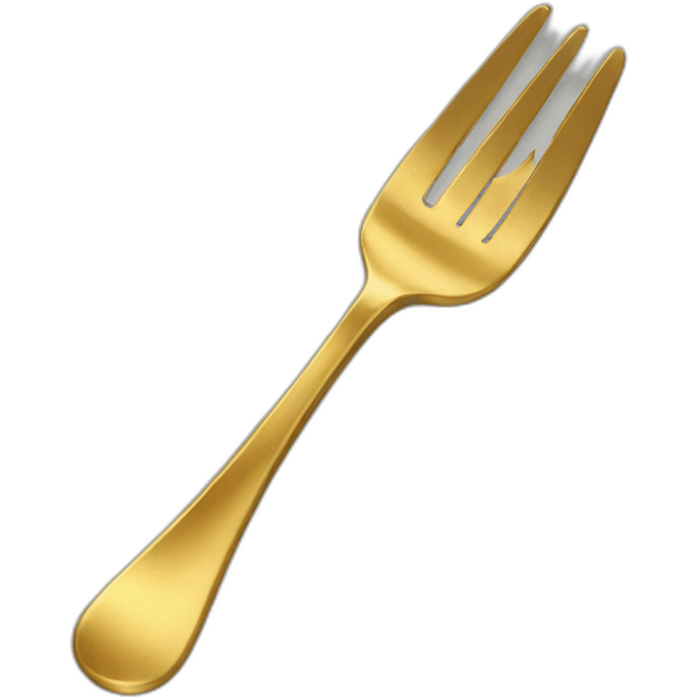 golden fork emoji