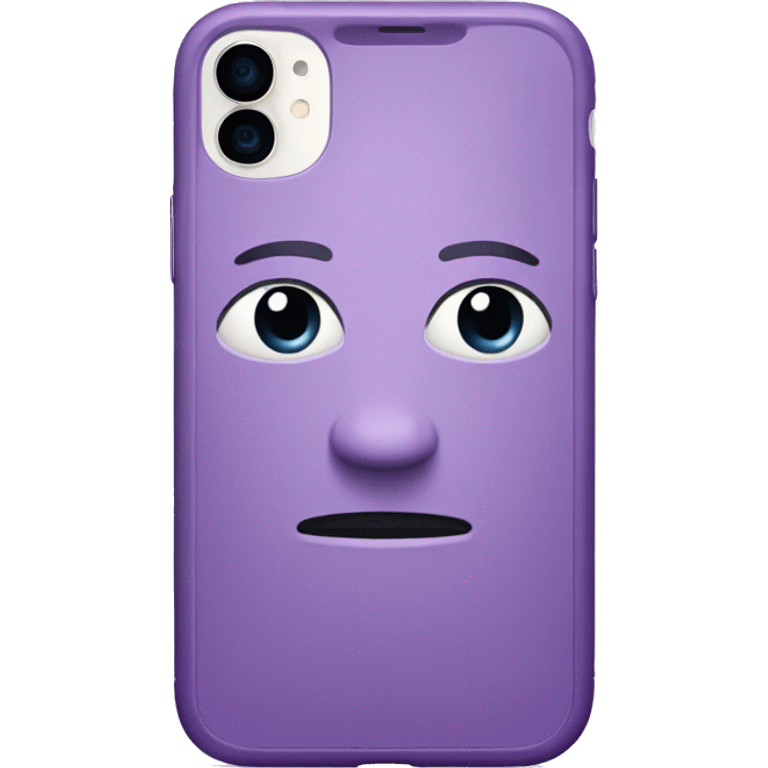 IPhone 11 purple emoji