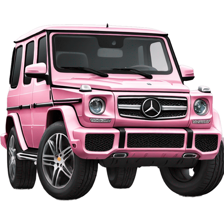 Light Pink Mercedes g wagon emoji